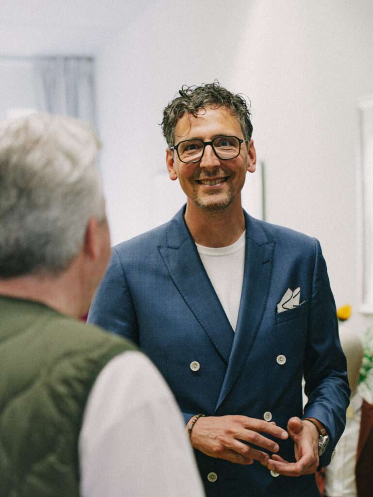 Stijlkamer29 Roger met blauw pak